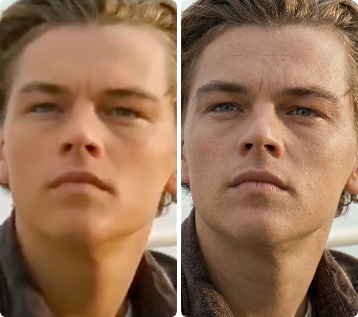 AI-upscaled Titanic footage
